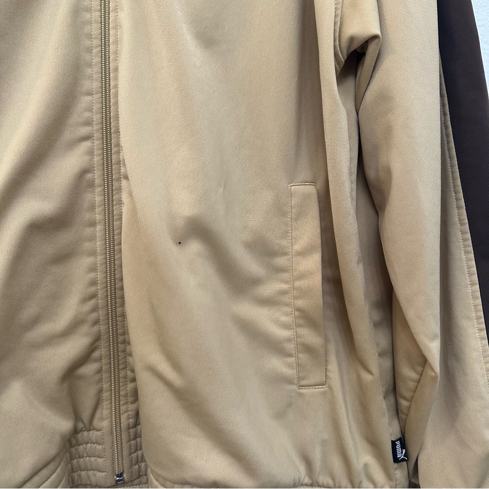 Puma Y2K Track Jacket Khaki/Brown Size XXL - Picture 5 of 5
